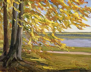 Heinrich Wilhelm Truebner Gallery: Lake Starnberg; Starnberger See, 1911 (oil on canvas)