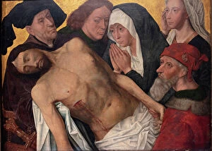 The Passion Of Christ Gallery: The Lamentation, c.1500 (oil on panel)