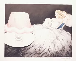Fair Haired Gallery: Lampshade, 1948 (colour etching and aquatint)