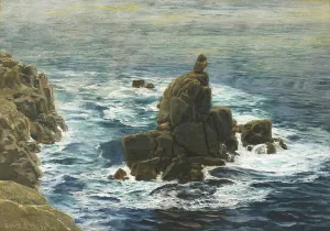 Land's End, 1872 (oil on board) Land's End, 1872 (oil on board)