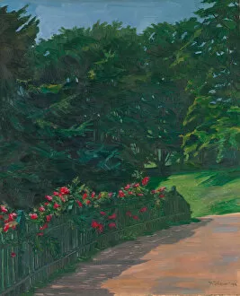 Heinrich Wilhelm Truebner Gallery: Landscape, 1910 (oil on canvas)