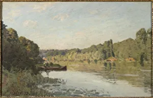 Landscape from Bougival, 1873 (oil on canvas) Landscape from Bougival, 1873 (oil on canvas)