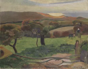 Landscape from Bretagne, 1889 (oil on canvas) Landscape from Bretagne, 1889 (oil on canvas)