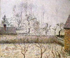 Landscape with Frost and Mist, Eragny; Paysage, Givre et Brume, Eragny, (oil on canvas) Landscape with Frost and Mist, Eragny; Paysage, Givre et Brume, Eragny, (oil on canvas)