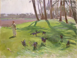 Landscape with Goatherd, 1890a91 (oil on canvas) Landscape with Goatherd, 1890a91 (oil on canvas)