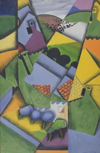 Landscape and Houses at Ceret, 1913 (oil on canvas) Landscape and Houses at Ceret, 1913 (oil on canvas)