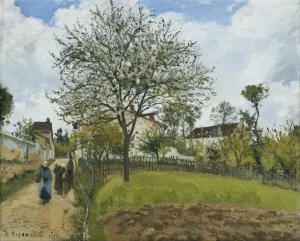 Landscape in Louveciennes; Paysage a Louveciennes, 1870 (oil on canvas) Landscape in Louveciennes; Paysage a Louveciennes, 1870 (oil on canvas)