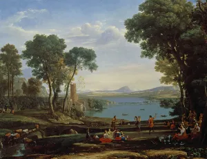 Landscape with the Marriage of Isaac and Rebekah (The Mill) 1648 (oil on canvas) Landscape with the Marriage of Isaac and Rebekah (The Mill) 1648 (oil on canvas)