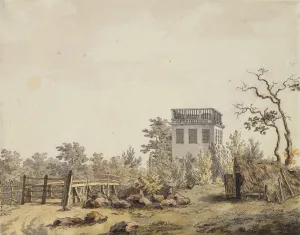Landscape with a Pavilion, c. 1797 (pen, ink and w/c on paper) Landscape with a Pavilion, c. 1797 (pen, ink and w/c on paper)