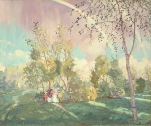 Landscape with a Rainbow, 1919 (oil on canvas) Landscape with a Rainbow, 1919 (oil on canvas)