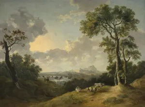 Landscape with a Waterfall, 1783 (oil on canvas) Landscape with a Waterfall, 1783 (oil on canvas)