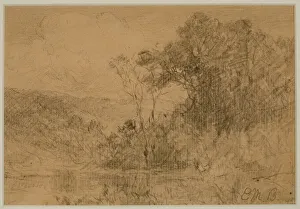 Landscape, Woods (#36) c. 1880s (graphite on paper) Landscape, Woods (#36) c. 1880s (graphite on paper)