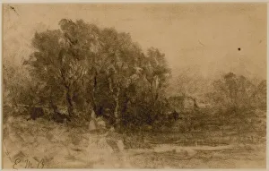 Landscape with Woods, c. 1880s (graphite on paper) Landscape with Woods, c. 1880s (graphite on paper)