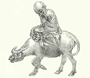 Laozi, ancient Chinese philosopher (engraving) Laozi, ancient Chinese philosopher (engraving)