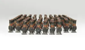 Large group of toy soldiers or campaign map-markers in the form of French infantry, c Large group of toy soldiers or campaign map-markers in the form of French infantry, c