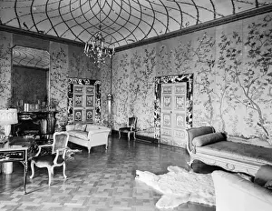 A large room in the Villa Madama, Rome, 1939 (b/w photo) A large room in the Villa Madama, Rome, 1939 (b/w photo)
