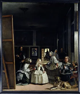 Velazquez's Las Meninas, 1656 (Prado Museum). Art Prints