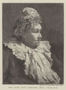 The late Lady Gregory (Mrs Stirling) (engraving) The late Lady Gregory (Mrs Stirling) (engraving)