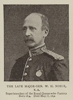 The Late Major-General W H Noble, RA (b/w photo) The Late Major-General W H Noble, RA (b/w photo)