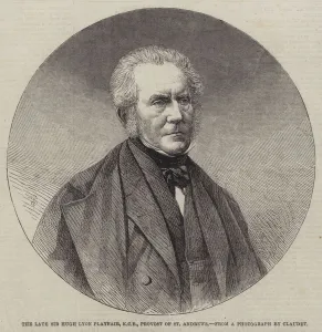St Andrews Gallery: The late Sir Hugh Lyon Playfair, KCB, Provost of St Andrews (engraving)