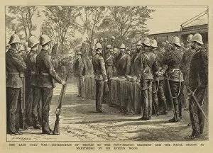 The Late Zulu War, Distribution of Medals to the Fifty-Eighth Regiment and the Natal Troops at Maritzburg by Sir Evelyn