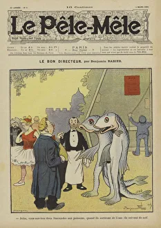 Le bon directeur. Illustration for Le Pele-Mele, 1906 (colour litho) Le bon directeur. Illustration for Le Pele-Mele, 1906 (colour litho)