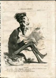 Le Charivari, 1849_7_3 - Illustration by Honore Daumier (1808-1879) Le Charivari, 1849_7_3 - Illustration by Honore Daumier (1808-1879)