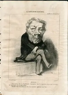 Le Charivari, 1849_8_18 - Illustration by Honore Daumier (1808-1879) Le Charivari, 1849_8_18 - Illustration by Honore Daumier (1808-1879)