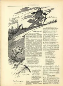 Le Courier anglais, Satirique en N & B, 1887_4_10: Israel winner - Social, Antisemitism Le Courier anglais, Satirique en N & B, 1887_4_10: Israel winner - Social, Antisemitism