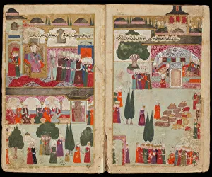 Le couronnement du sultan ottoman Mehmet III (1566-1603) au palais Topkapi Le couronnement du sultan ottoman Mehmet III (1566-1603) au palais Topkapi