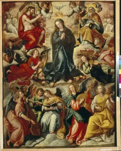 Le couronnement de la Vierge (The Coronation of the Virgin). L'assomption de la Vierge Le couronnement de la Vierge (The Coronation of the Virgin). L'assomption de la Vierge