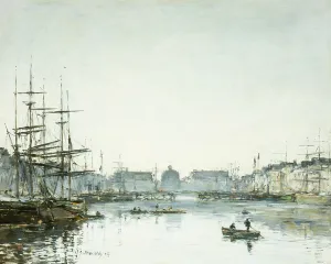 Le Havre, Le Bassin du Commerce, 1894 (oil on panel) Le Havre, Le Bassin du Commerce, 1894 (oil on panel)
