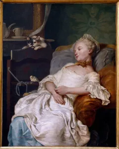 Le repos Painting by Jean Francois Colson (1733-1803) 1759 Sun Le repos Painting by Jean Francois Colson (1733-1803) 1759 Sun