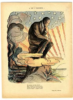 Le Rire rouge, Satirique en Couleurs, 1918_12_21 : War of 14 -18 : American, Symbol