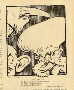 Le Rire rouge, Satirique en N&B, 1916_9_16 : To the Balkans Le Rire rouge, Satirique en N&B, 1916_9_16 : To the Balkans
