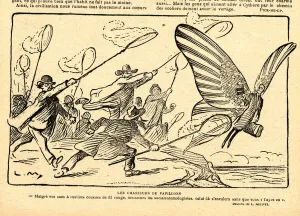 Le Rire rouge, Satirique en N&B, 1918_12_28 : the butterflies hunters Le Rire rouge, Satirique en N&B, 1918_12_28 : the butterflies hunters