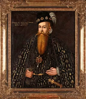 Le roi Jean III de Suede (1537-1592) - Peinture de Johan Baptista van Uther (Utter) (actif 1562-1597)