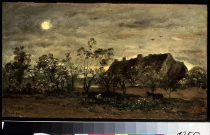 'Le soir tombant sur Honfleur en Normandie' (Evening in Honfleur) 'Le soir tombant sur Honfleur en Normandie' (Evening in Honfleur)