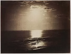 Le soleil couronne, Normandie, 1856-59 (albumen print from wet collodion negative)