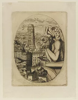 Le Stryge, 1853 (etching on laid paper)