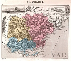 Le Var (83), Provence-Alpes-Cote d'Azur (Provence Alpes Cote d'Azur) - France and its Colonies