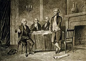 Alexander Hamilton Gallery: Leaders of the First Continental Congress, 1774, published c.1894 (engraving)