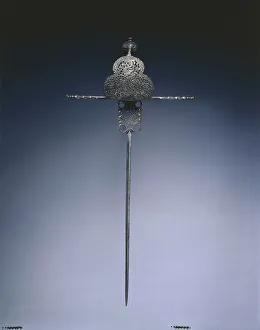 Left-Handed Dagger or 'Main Gauche', Spain or Italy (Neapolitan), c Left-Handed Dagger or 'Main Gauche', Spain or Italy (Neapolitan), c