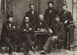Lenin with a group of members of the St Petersburg League of Struggle for the Emancipation of the Working Class Lenin with a group of members of the St Petersburg League of Struggle for the Emancipation of the Working Class