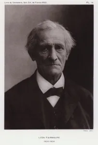 Leon Fairmaire, French entomologist (b/w photo) Leon Fairmaire, French entomologist (b/w photo)
