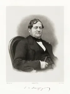 Leonce Guilhaud de Lavergne, 1865-66 (litho) Leonce Guilhaud de Lavergne, 1865-66 (litho)