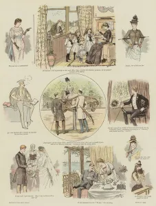 Les Affaires de Coeur of a Young Man of the Period (chromolitho) Les Affaires de Coeur of a Young Man of the Period (chromolitho)