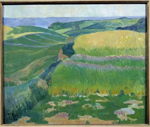 Les bles sont verts au Pouldu Painting by Paul Serusier (1863-1927) 1890 Brest Les bles sont verts au Pouldu Painting by Paul Serusier (1863-1927) 1890 Brest