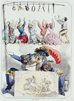 Marionette Gallery: Les boudins de Gripandouille - Lithography, from Theatre des marionnettes du jardin des Tuileries