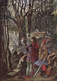 Les Danses Sacrees des Druidesses (colour litho) Les Danses Sacrees des Druidesses (colour litho)